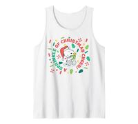 Peanuts Xmas Snoopy Woodstock Peppermint Fun Cheer Christmas Camiseta sin Mangas