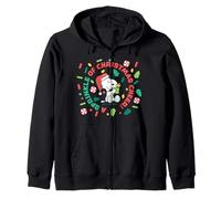 Peanuts Xmas Snoopy Woodstock Peppermint Fun Christmas Cheer Sudadera con Capucha