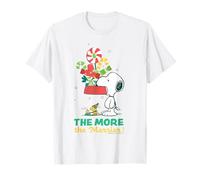 Peanuts Xmas Snoopy Woodstock Peppermint Holiday Epic Camiseta