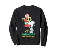 Peanuts Xmas Snoopy Woodstock Peppermint Holiday Epic Retro Sudadera