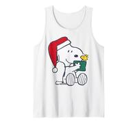Peanuts Xmas Woodstock Snoopy Retro Friends Vintage 80s 90s Camiseta sin Mangas