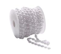 Pearas Artificiales De 25 Metros Cadena Cuentas Abdominales Para Joyas Que Fabrican Joyas Vela Bouquets Decoración Decoración Strand