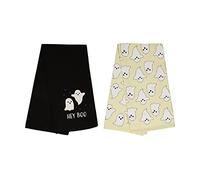 Pearhead Decoración navideña, paños otoño, Toallas de Cocina Ghost, 2 Unidades