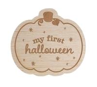Pearhead My First Halloween - Accesorio de madera para hitos de doble cara