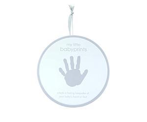 Pearhead My Little Baby Prints - Kit de lata de recuerdo, domingo de la madre, regalo para el día de la madre, color gris