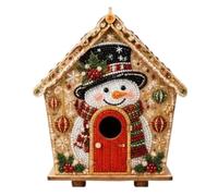 Pearl Art Kit | Sparkling Rhinestones Wooden House Framed DIY Craft
