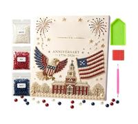 Pearl Art Kits for Adults | Handmade Pearl Painting Kit | DIY Bead Craft Decor | Complete Dot Pearls Art Set Creative Wall Decoration Hobby Craft Supplies Easy Assemble Design for Bedroom Kitchen Home