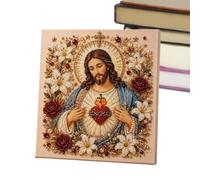 Pearl Art Kits - Jesus Christian Craft, Handmade Wall Decoration Project Se