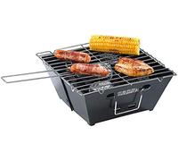 Pearl Barbacoas de carbón - Plegable: Parrilla de carbón Plegable Plana, Superficie de Parrilla de Aproximadamente 24,5 x 24 cm, Montaje rápido (carbón para Camping, Barbacoa)
