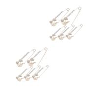 Pearl Crystal Clothes Gold Cherry Scarf Lapel Metal Brooch Pin Halloween Small Safety Pins Zinc Alloy Gold