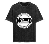 Pearl Drums Retno Printed Graphicens Top tee T-Shirt Black M
