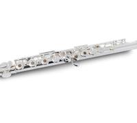 Pearl Flauta Travesera Quantz Forza F665Rbe Plata 925 Cabeza de Plata Cuerpo Plateado Mecanismo de Mi Platos Abiertos Pie de Si Estuche y Accesorios Incluidos