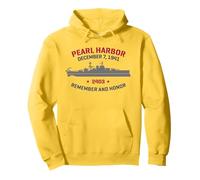 Pearl Harbor 7 de diciembre de 1941 Recuerda y honra Sudadera con Capucha