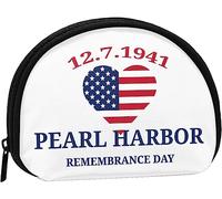 Pearl Harbor Remembrance Day Monedero Monedero Mujeres y niñas Lindo Bolso de Moda Cambiar Bolsa Titular de la Llave Mujeres Monedero Regalo