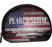 Pearl Harbor Remembrance Day Monedero Monedero Mujeres y niñas Lindo Bolso de Moda Cambiar Bolsa Titular de la Llave Mujeres Monedero Regalo