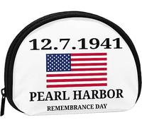 Pearl Harbor Remembrance Day Monedero Monedero Mujeres y niñas Lindo Bolso de Moda Cambiar Bolsa Titular de la Llave Mujeres Monedero Regalo