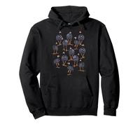 Pearl Hens Fowl Farming Chicken Graphic Bird Art Pattern Sudadera con Capucha