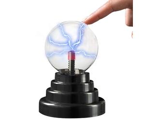 Pearl Iluminación de Ambiente de Interior - lámpara Plasma: Mini Bola de Plasma, USB y Funcionamiento a batería, 14 cm de Altura (esferas, Bola, Lava)