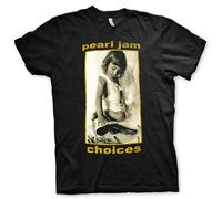 Pearl Jam 'Choices' (Negro) Camiseta - ¡NUEVO Y OFICIAL