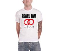 Pearl Jam Don't Give Up - Camiseta para Hombre, Color Blanco, XXL, 100% algodón, Regular, Color Blanco., XXL
