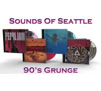 Pearl Jam, Nirvana, Soundgarden, Alice In Chains - Grunge Sounds Of Seattle CD Collection: Pearl Jam - Ten / Alice In Chains - Dirt / Nirvana - Nevermind / Soundgarden - Badmotorfinger