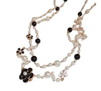 Pearl Necklace - Korean Style Sweater Chain | Elegant Faux Pearl Accessory