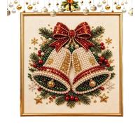 Pearl Painting Kits For Adults | Christmas Gems Craft Wall Decor With Frame
