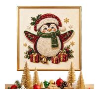 Pearl Painting Kits For Adults | Christmas Gems Craft Wall Decor With Frame