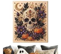 Pearl Painting Kits for Adults | Halloween Skull Moon Pumpkin Ornament