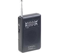 PEARL Radios Am/FM portátiles - Mini VHF Radio: Análogo Transistor de Bolsillo con recepción FM y Am, Antena telescópica, Clip de Transporte (Radio batería, Mini con batería, transistores)