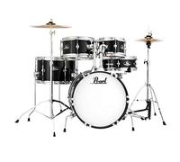 Pearl RSJ465C/C31 - Batería acústica real para principiantes para niños - Jet Black