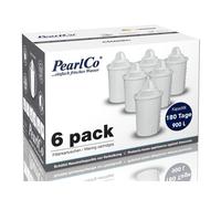 Pearlco Classic Cartuchos de Filtros Agua Pack 6 (Compatible con Brita Classic)