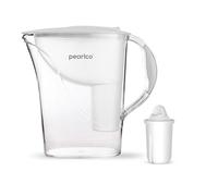 PearlCo Standard classic (blanco) - Jarra con filtro de agua 2.4L con 1 cartuccia filtrante Universal classic - adatto per Brita Classic