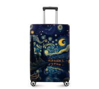 PEARLOVE Funda para Maleta, Protección para Maleta, Funda de viaje para maletas de 20 a 34 pulgadas, Accesorios de viaje Extensibles y lavables de Spandex, #92, XL(fits 32-34Inch suitcase)