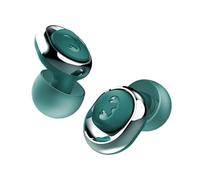 Pearls Ombré Tapones para Oídos - Conmutables 18dB/23dB - Estuche Find My & Android Hub - Protección LED Cromo para Festivales & Conciertos - Reutilizables - 3 Tamaños S/M/L (Emerald Green)