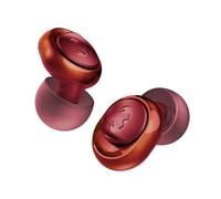 Pearls Radiant Tapones para Oídos - Conmutables 18dB/23dB - Estuche Find My & Android Hub - Protección LED de Color Cambiante para Festivales - Estuche Transparente - 3 Tamaños S/M/L (Amber Tide)
