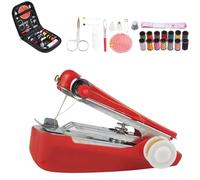 PEARLUTO Stitchpal Sewing Tool, Stitchpal Sewing Machine, Handheld Sewing Machine for Beginners, Easy to Use and Fast Stitch Suitable for Clothes, Fabrics (red)
