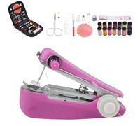 PEARLUTO Stitchpal Sewing Tool, Stitchpal Sewing Machine, Handheld Sewing Machine for Beginners, Easy to Use and Fast Stitch Suitable for Clothes, Fabrics (pink)