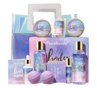 PEARLWORLD Juego de regalo de spa para mujeres, set de regalo para mujeres, loción corporal y loción de baño para adolescentes, paquete de 12