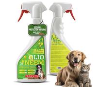 PEARSON Aceite de Neem para Perros y Gatos Spray 700ML, Escudo Natural, Olor Desagradable para Garrapatas, Pulgas y Mosquitos, Compatible con Spray Antiparasitario Perros y Gatos, Made in Italy