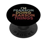 Pearson Name Pearson Personalized Name First Given PopSockets PopGrip Adhesivo