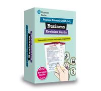 Pearson REVISE Edexcel GCSE Business: Revision Cards incl. online revision and quizzes - for 2025 and 2026 exams