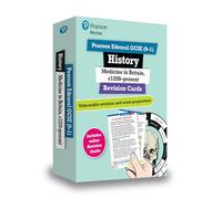 Pearson REVISE Edexcel GCSE History Medicine in Britain Revision Cards incl. online revision - for 2027, 2028 exams