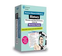 Pearson REVISE Edexcel GCSE History Weimar and Nazi Germany: Revision Cards incl. online revision and quizzes - for 2025, 2026 exams