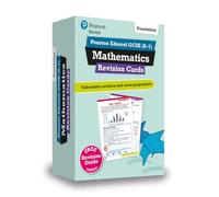 Pearson REVISE Edexcel GCSE Maths (Foundation): Revision Cards incl. online revision, quizzes and videos - for 2025, 2026 exams