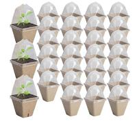 Peat Pots for Seedlings, Breathable Lightweight Peat Cups