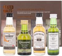 Peated Malts of Distinctions Mini-Pack Tasting Selektion Set 40% - 4x50 ml