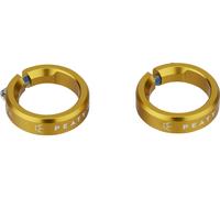 Peaty's Anillos de sujeción Monarch Grips amarillo one_size