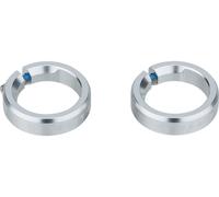 Peaty's Anillos de sujeción Monarch Grips blanco one_size