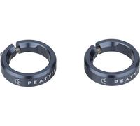 Peaty's Anillos de sujeción Monarch Grips gris one_size
